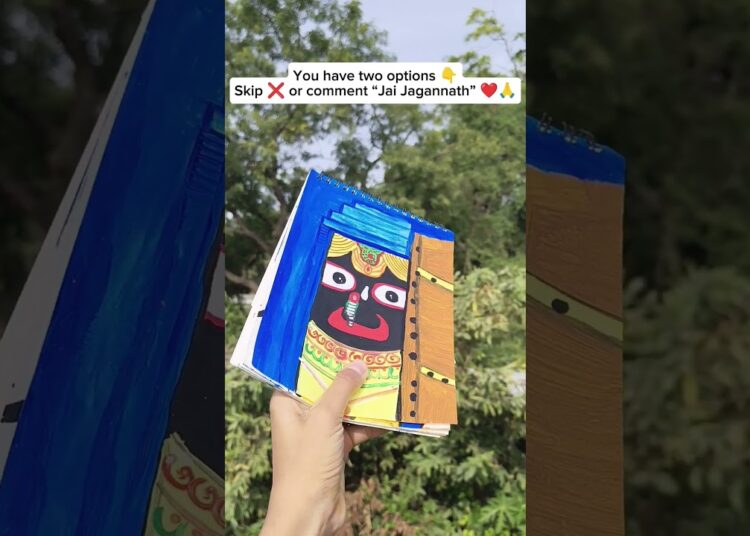 jay Jagannath ❤️‍🔥#art #artist #viralvideo #viral #painting #shorts #youtubeshorts #ratemyart