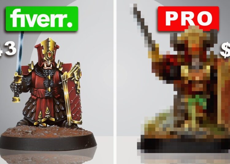 We asked the cheapest artists on Fiverr to paint our Warhammer – here’s what we got!