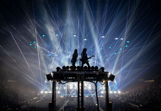 Trans-Siberian Orchestra is bringing its annual holiday rock opera to town, excelling in classically-inspired hard rock, special effects and pyrotechnics. (Photo courtesy of Bob Carey)