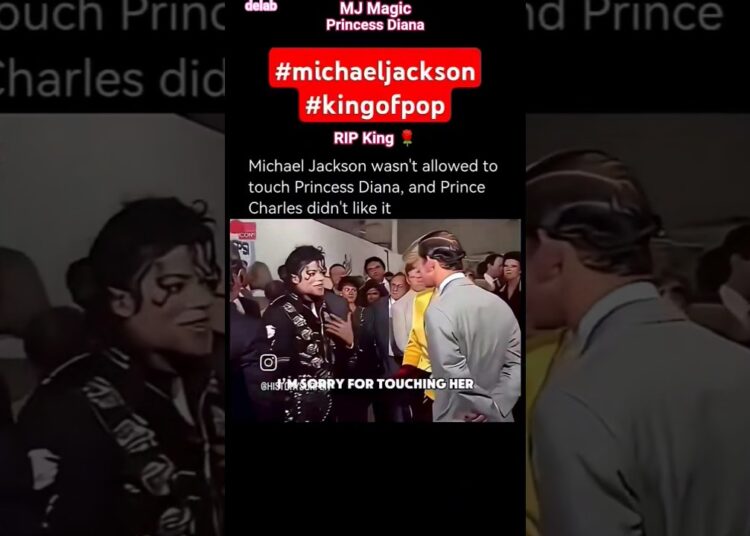 Michael Jackson Rises Above Royalty With Princess Diana. #delab #michaeljackson #mj #popmusic