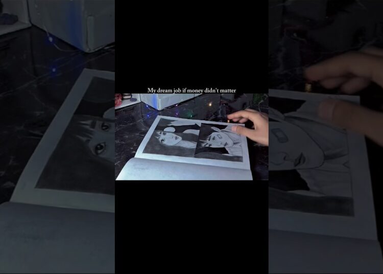 my dream job🤧 #art #ytshorts #drawing #artist #trending #shorts