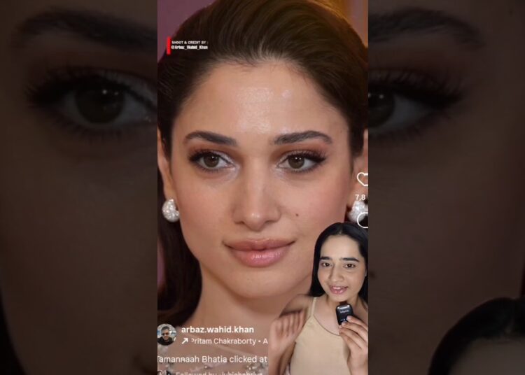 Tried Tamannaah Bhatia’s Nude Glossy Lips ✨ #tamannaahbhatia #glossylips #celebrity #ytshortsindia