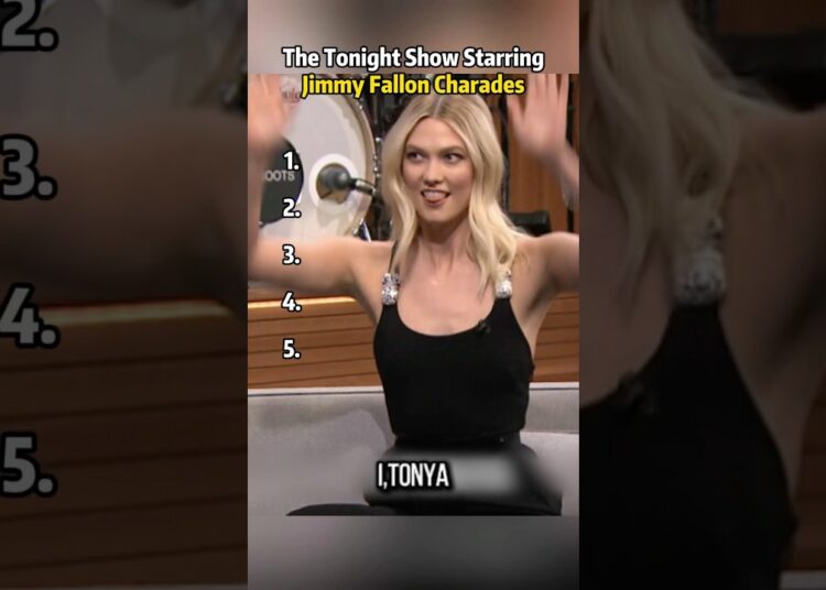 The Tonight Show Starring Jimmy Fallon Charades（5）#TonightShow #JimmyFallon##celebrity #funny