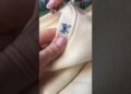 beutiful bow embroidery tutorial for tshirt#stitch#diynstitch#embroidery#success#diy#art#bow#tshirt