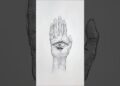 How To Draw a HAND ✋ #art #drawing #foryou #shorts
