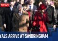 Fans gather to catch a glimpse of the Royals attending a Christmas service in Sandringham