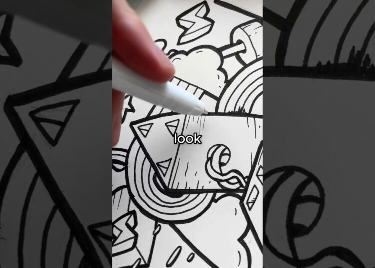 Did You Know THIS About DOODLE Art…? 👀 #arttutorial