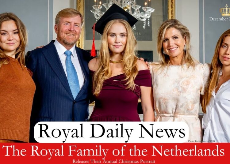 The Royal Family of the Netherlands Share Their 2025 Christmas Card Portrait.  Plus, More #RoyalNews
