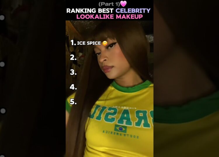 Ranking Best Celebrity lookalike Makeup