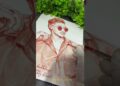 Blood art🩸 contact:7200565927 location: SALEM #pencilportrsit #artandcraft #bloodraw #artist #art
