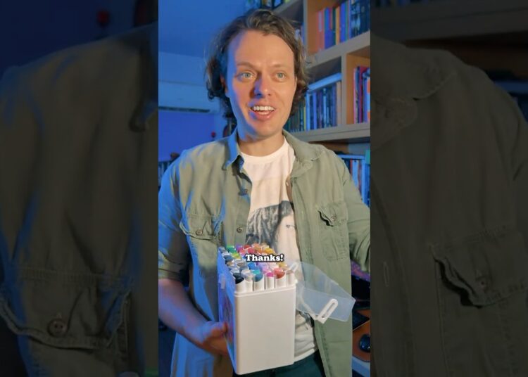 When ARTISTS forget to buy a GIFT #shorts #art
