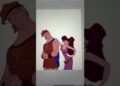 Megara’s art transformation #disney #art #glowup #drawing #artist #holidayswithyoutube