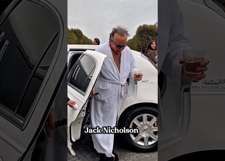 “Hollywood royalty spotted — Jack Nicholson at the premiere ✨” #shorts #hollywood