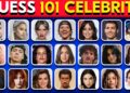 GUESS 101 CELEBRITIES IN 3 SECS 2025