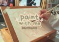 paint with me, watercolor study + mini desk tour w/meeden & artify ⊹ ˖