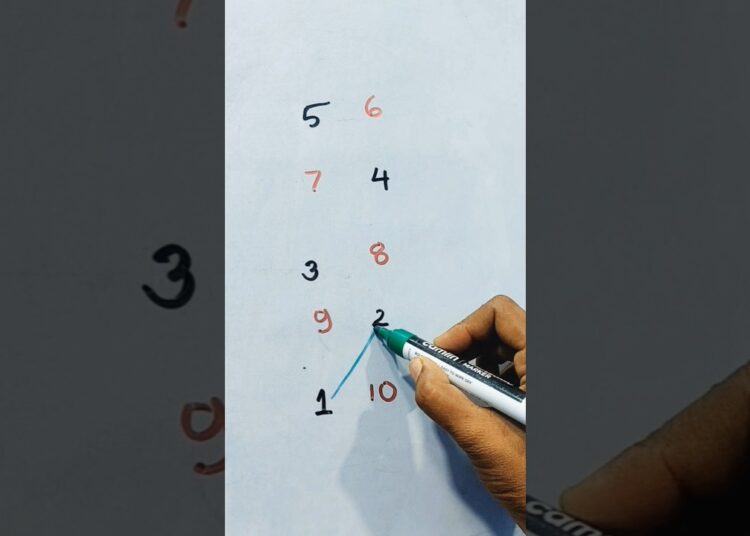 Fun numbers #art #drawingprocess #drawing #subscribe #like #shorts #shere #artist #explore