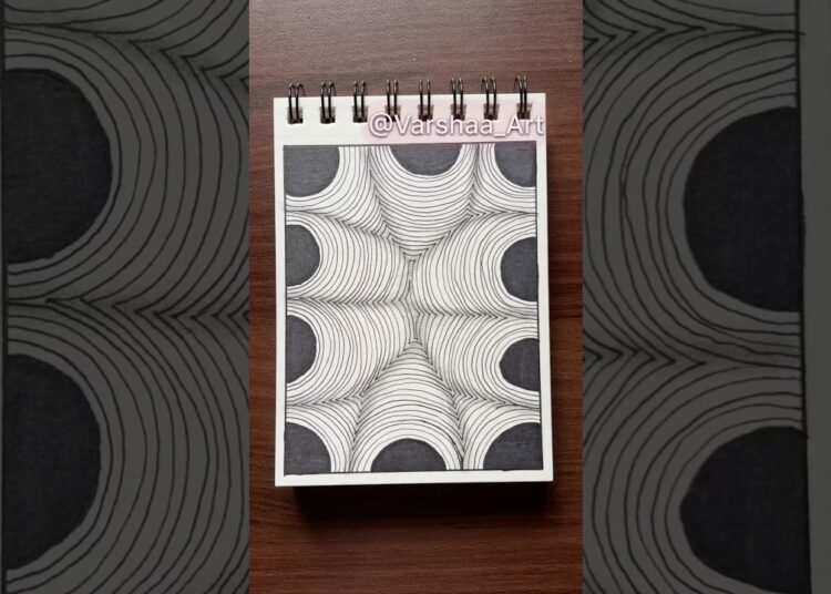 Day 99 – Easy Doodle Art Tutorial #doodle #doodleart #easy #drawing #art #zentangle #zen