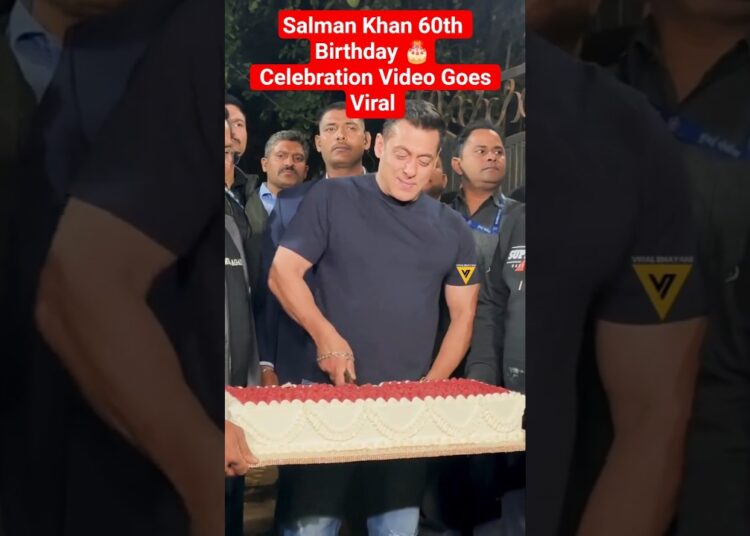Salman Khan Private Birthday Party Goes Viral | #shortsfeed #celebrity #bollywood #salmankhan