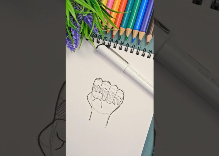 How A SPATULA Helps Drawing FISTS #art #drawingtutorial #howtodraw #drawing #tutorial #pencildrawing