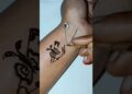 beautiful name safety pin tattoo Mehndi ideas #trending #shorts #artist #ytshorts
