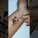 beautiful name safety pin tattoo Mehndi ideas #trending #shorts #artist #ytshorts