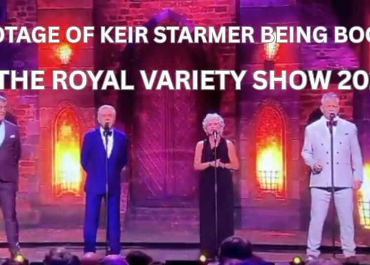 KEIR STARMER BOOED by ENTIRE audience at ROYAL VARIETY SHOW on ITV! ACTUAL FOOTAGE OF THE MOMENT