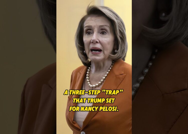 A Three-Step”Trap”that Trump set for Nancy Pelol#shorts #celebrity #trump #nancypelosi