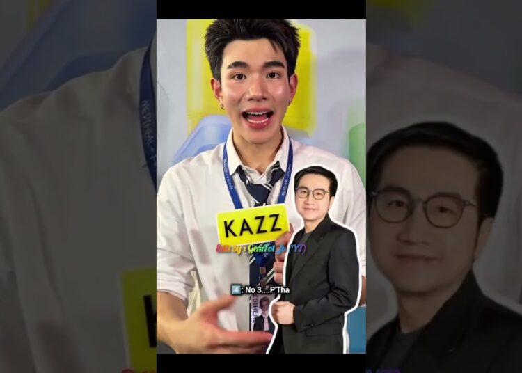 He was asked about GMMTV artists but he somehow bought up P’Tha 😅 this kid loves his job & boss 😆