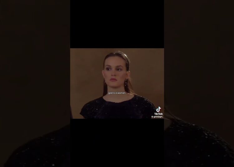 GOD IS A WOMAN!! Not my edit! #gossipgirl #edit #blowup #blairwaldorf #serena