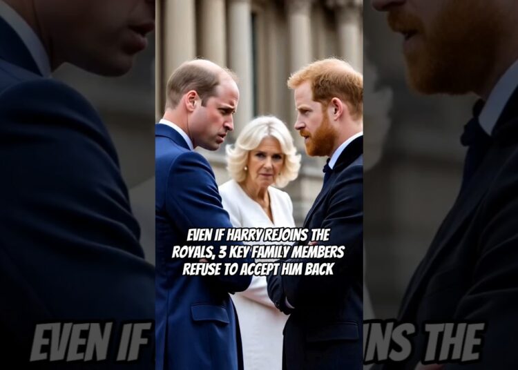 Even If Harry Rejoins the Royals, 3 Key Family Members Refuse to Accept Him Back #royal #princeharry