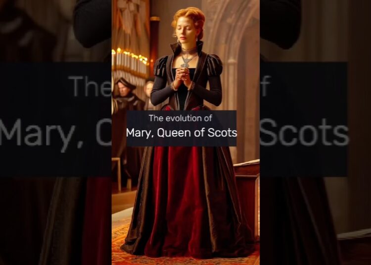 The evolution of Mary,Queen of Scots #shorts #MaryQueenofScots #History #Royalty#ScottishHistory