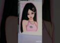 I wanted to be an artist challenge #art #artchallenge #youtubeshorts#girldrawing #sketchbookidea#fyp
