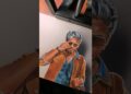 Got a drawing idea While SRK Movie Trailer💡#shorts #youtubeshorts #art #artist #srk #movie #drawing