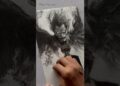 Drawing with Only Five 🤑 Rupees Art Materials. #shorts