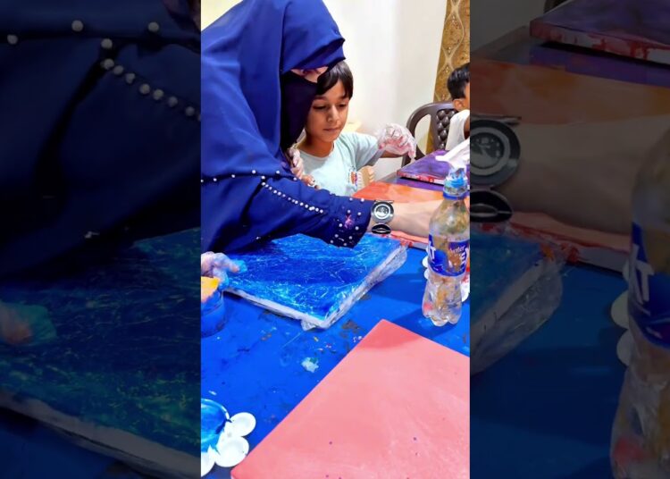 Junior Calligraphy Painting Artists👨🏻‍🎨❤️ #shorts