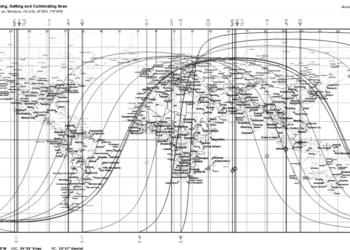astrocartography map