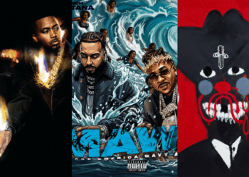 Album Covers From Nas and DJ Premier; French Montana and Max B; 21 Savage