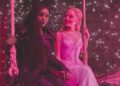 This image released by Universal Pictures shows Cynthia Erivo, left, and Ariana Grande in a scene from "Wicked for Good.." (Universal Pictures via AP)