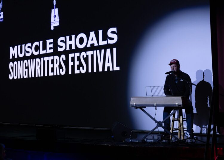 Stage at Muscle Shoals Songwriters Festival