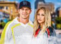 American singer-songwriter Taylor Swift and Kansas City Chiefs Travis Kelce are in attendance during the game between Edmonton Oilers and Florida Panthers in game four of the 2025 Stanley Cup Final at Amerant Bank Arena.