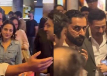 Ameesha Patel Gets Emotional With Sunny Deol At Ikkis Screening, Reviews Dharmendra’s Final Film