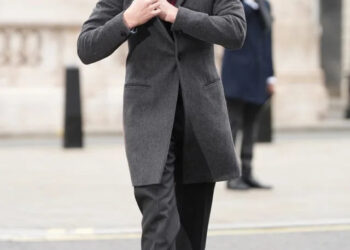 James Blunt attending the christening of Princess Beatrice’s daughter Athena