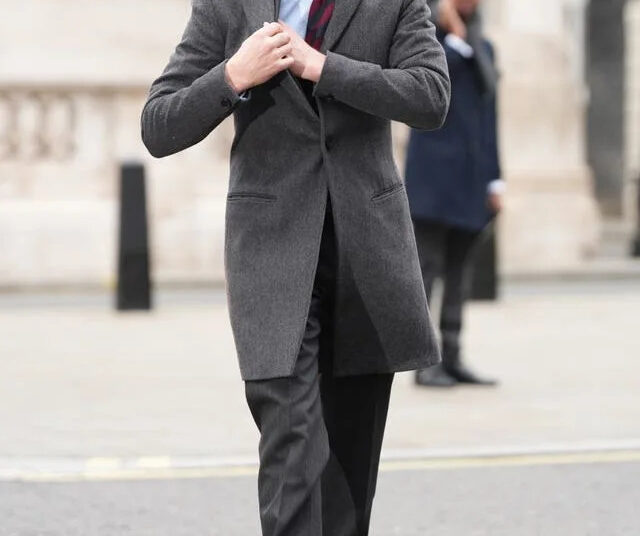 James Blunt attending the christening of Princess Beatrice’s daughter Athena