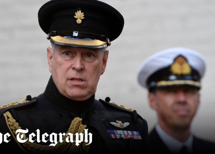 Andrew stripped of last remaining military title