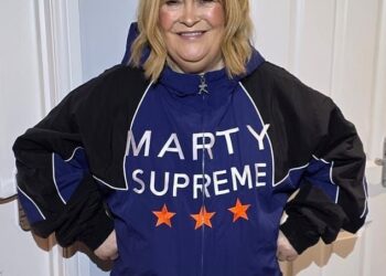 Susan Boyle, 64, has been gifted a Marty Supreme jacket from Timothée Chalamet after he hailed her 'one of the greatest living Brits'