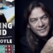 Composite image showing a book cover and a headshot of Alan Doyle.