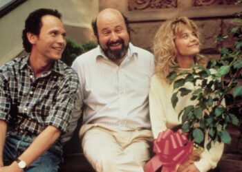 rob reiner with billy crystal and meg ryan