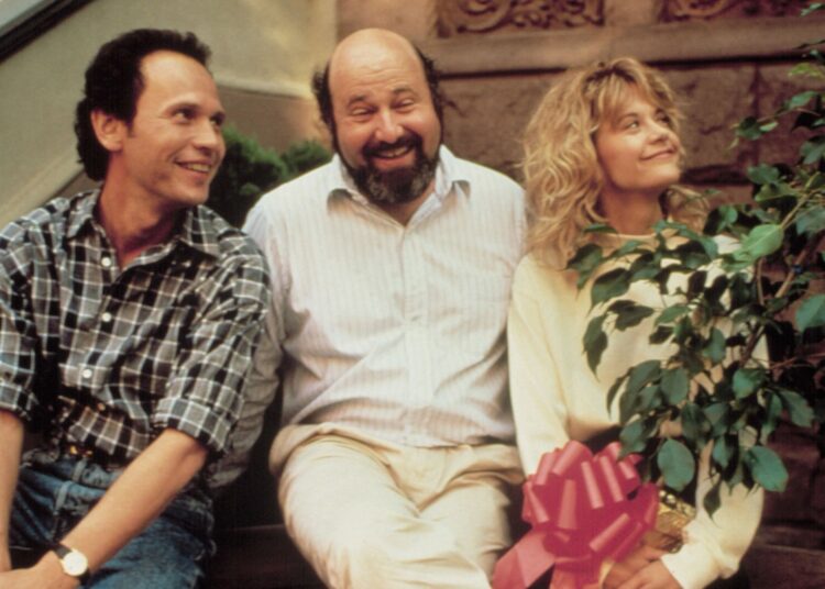 rob reiner with billy crystal and meg ryan