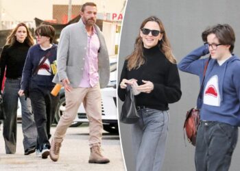 Ben Affleck reunites with ex Jennifer Garner for theater outing on same day as Jennifer Lopez shopping trip 