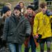Catherine Cawood (Sarah Lancashire), Neil (Con O'Neill), Clare Cartwright (Siobhan Finneran) and Ryan Cawood (Rhys Connah).